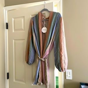 Gorgeous sparkly rope tie mini dress
